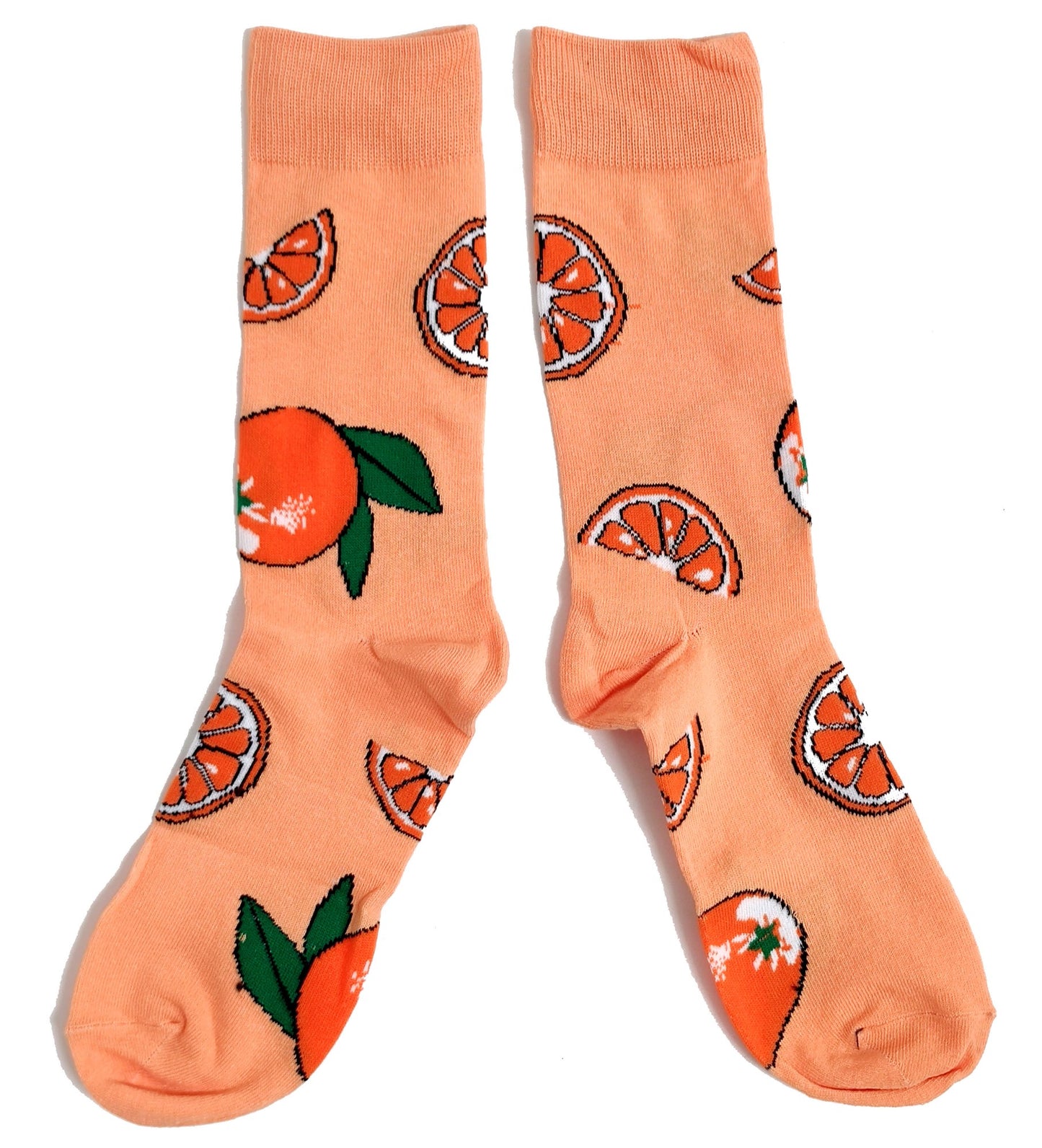 Fruity Oranges Citrus Orange Mens Socks