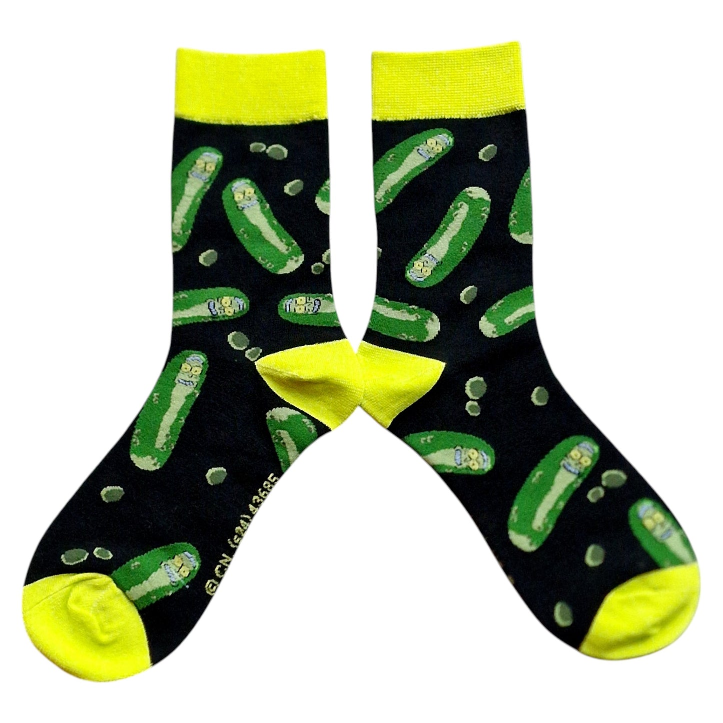 Rick & Morty Multi Floating Pickle Rick Ladies Socks