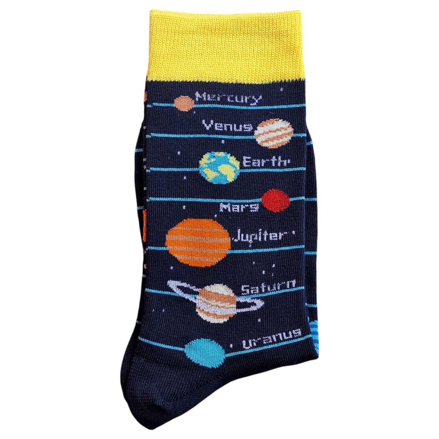 The Solar System Mens Planets In Space Celestial Cosmic Astronomy Socks