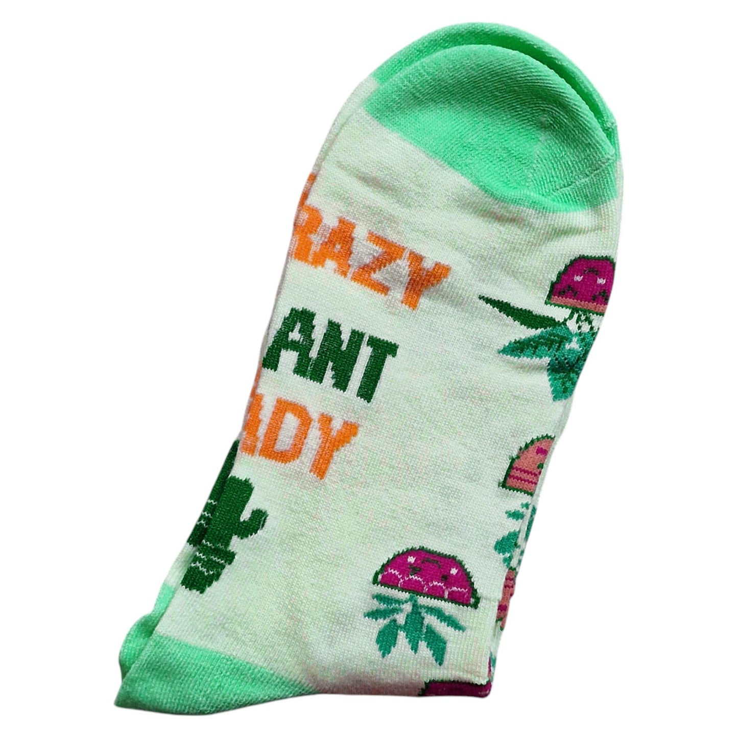 Crazy Plant Lady Happy Pots Houseplants Ladies Socks
