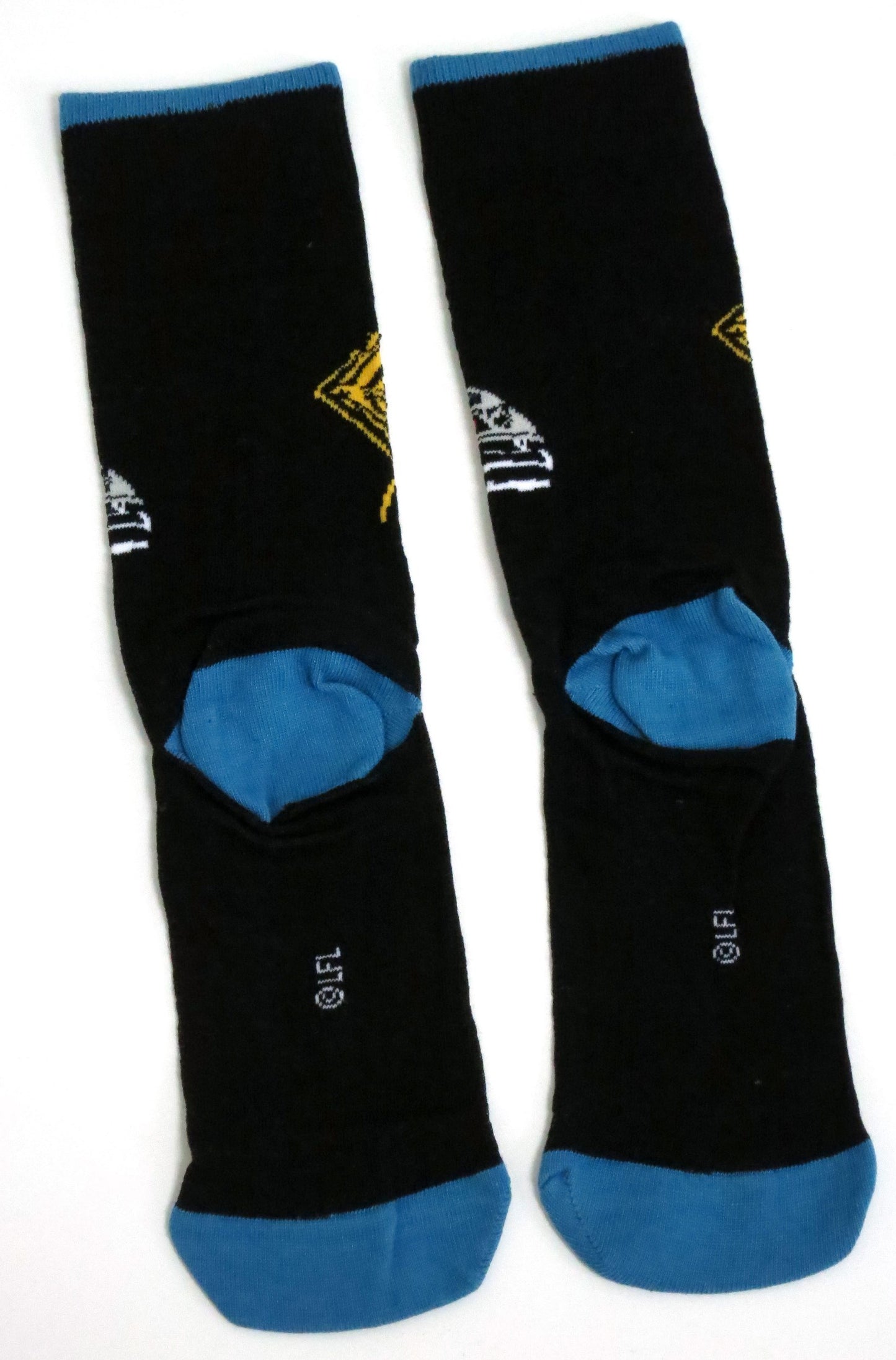 Classic Star Wars C-3PO & R2-D2 Droids Mens Black Cotton Blend Socks