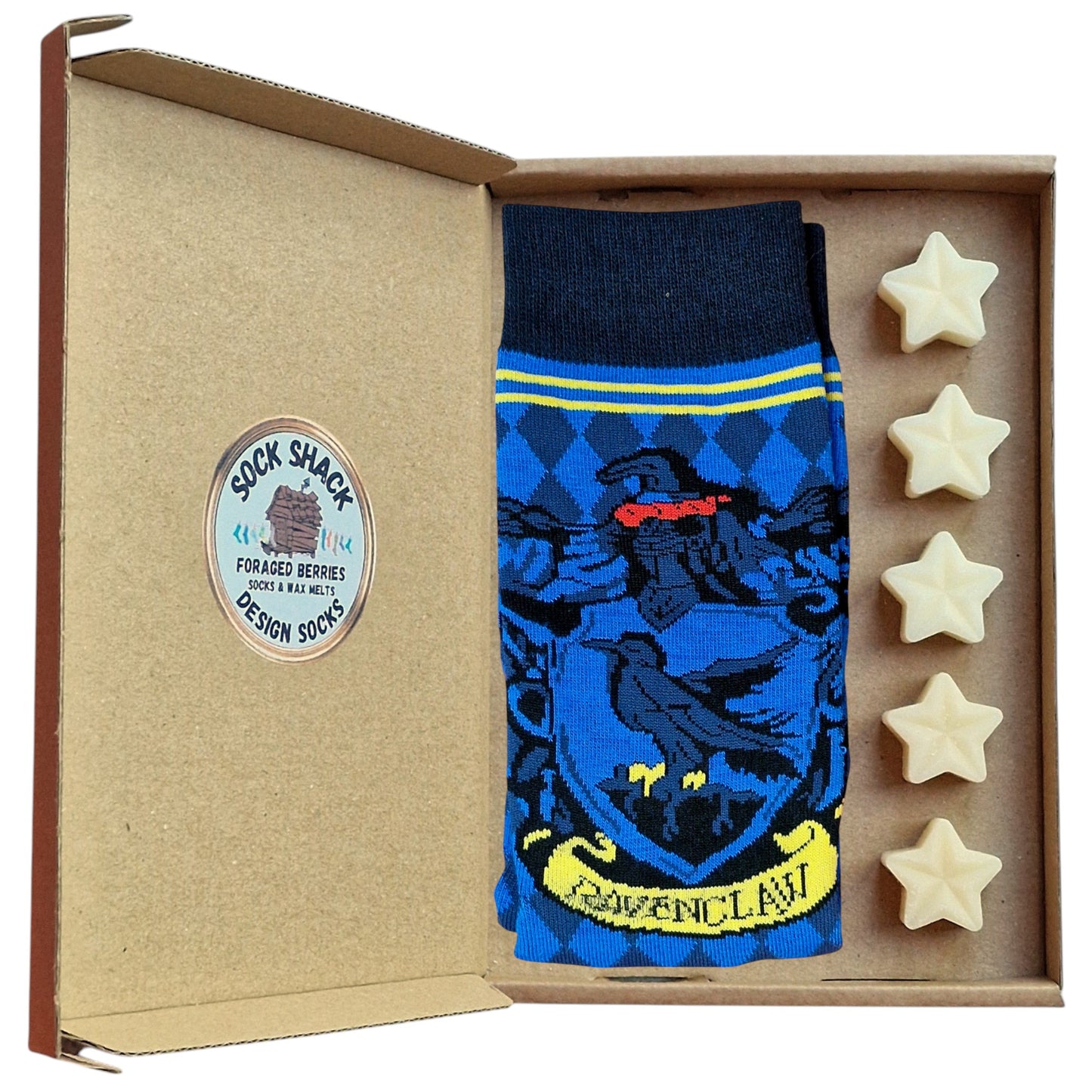 Harry Potter Ravenclaw Blue Eagle Ladies Socks & Wax Melts Gift Set