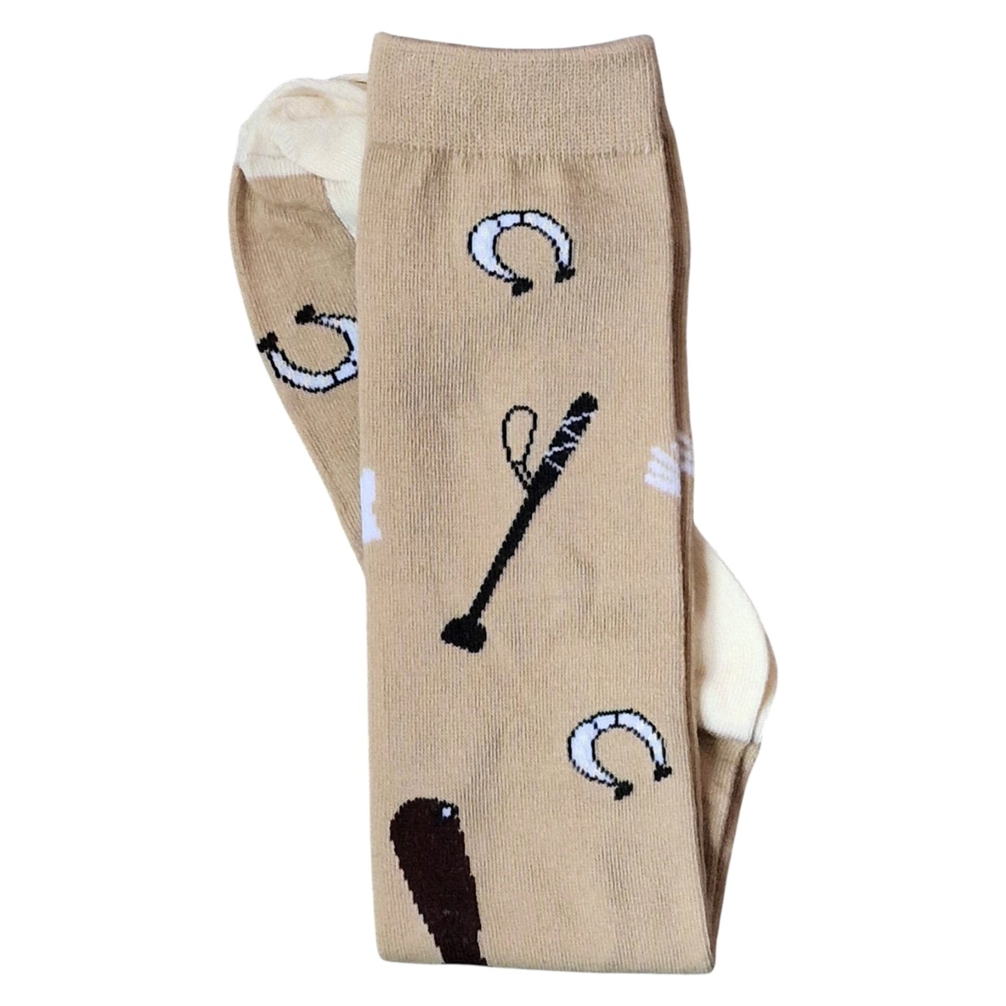Horse Riding Equipment Boots & Crops Ladies Beige Boot Length Socks & Wax Melts Gift Set