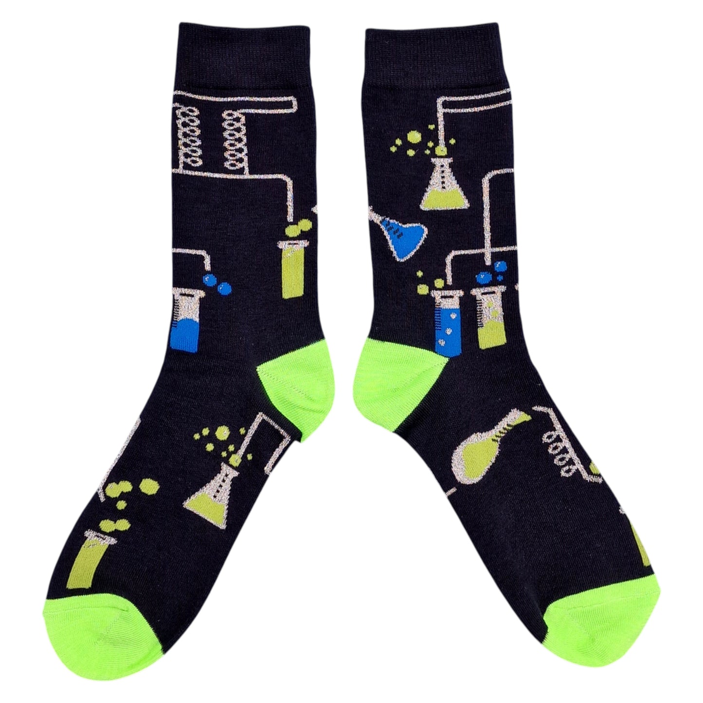 Chemistry Lab Beakers Test Tubes Science Scientist Mens Socks & Wax Melts Gift