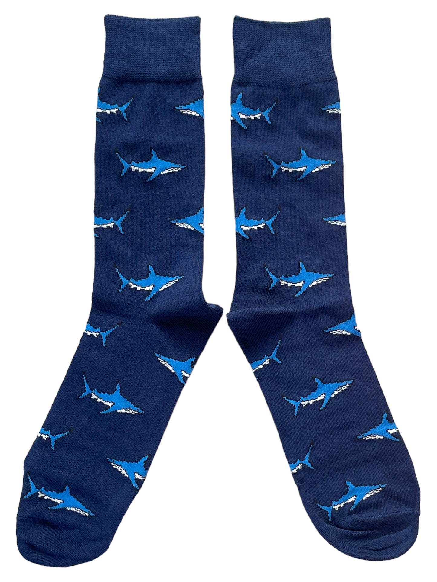 Sharks In The Blue Ocean Depths Mens Socks