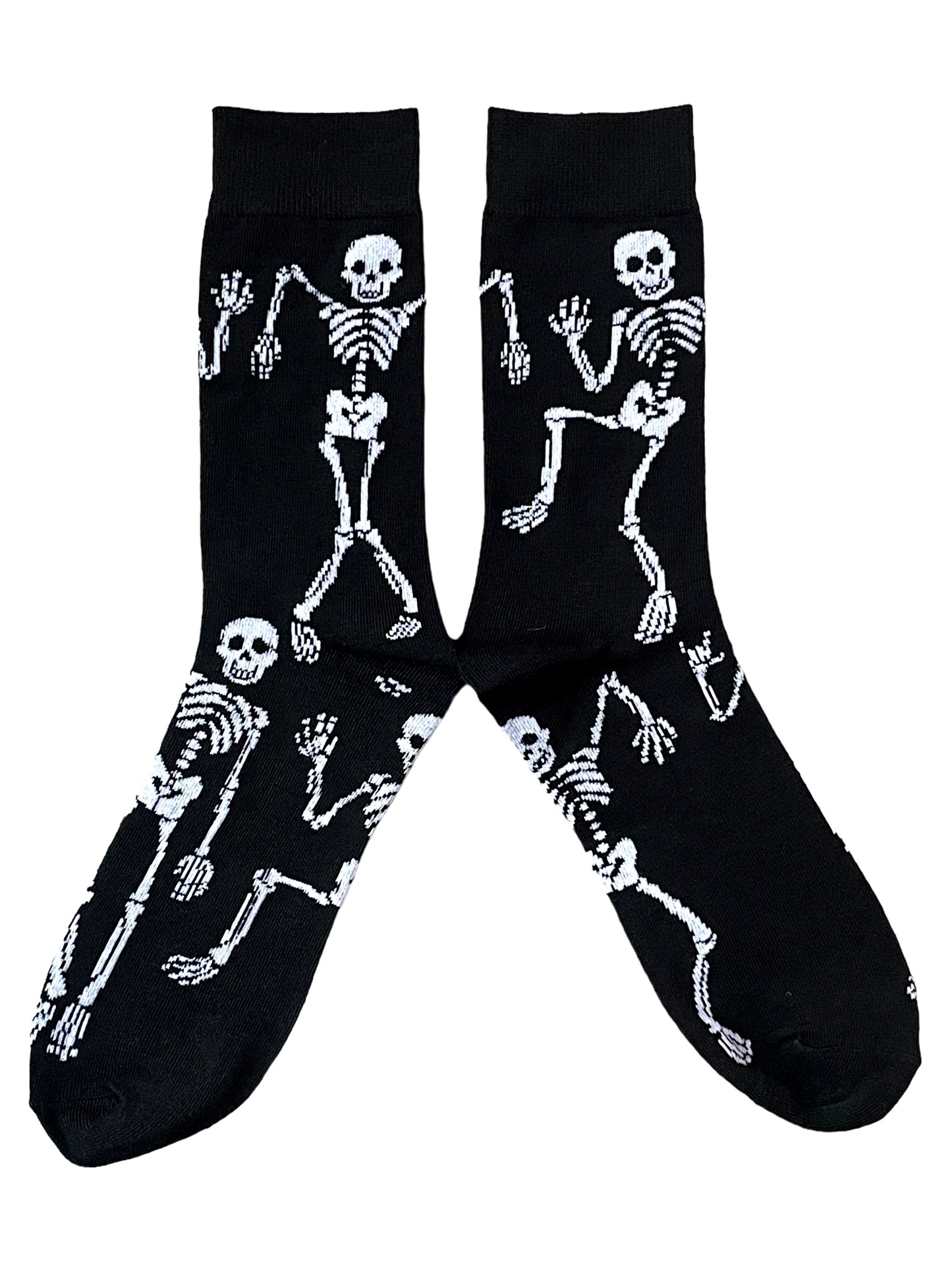 Bones Clatter Of Dancing Skeletons Mens Socks