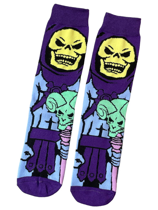 Skeletor Evil Villain Sorcerer He Man Mens Socks