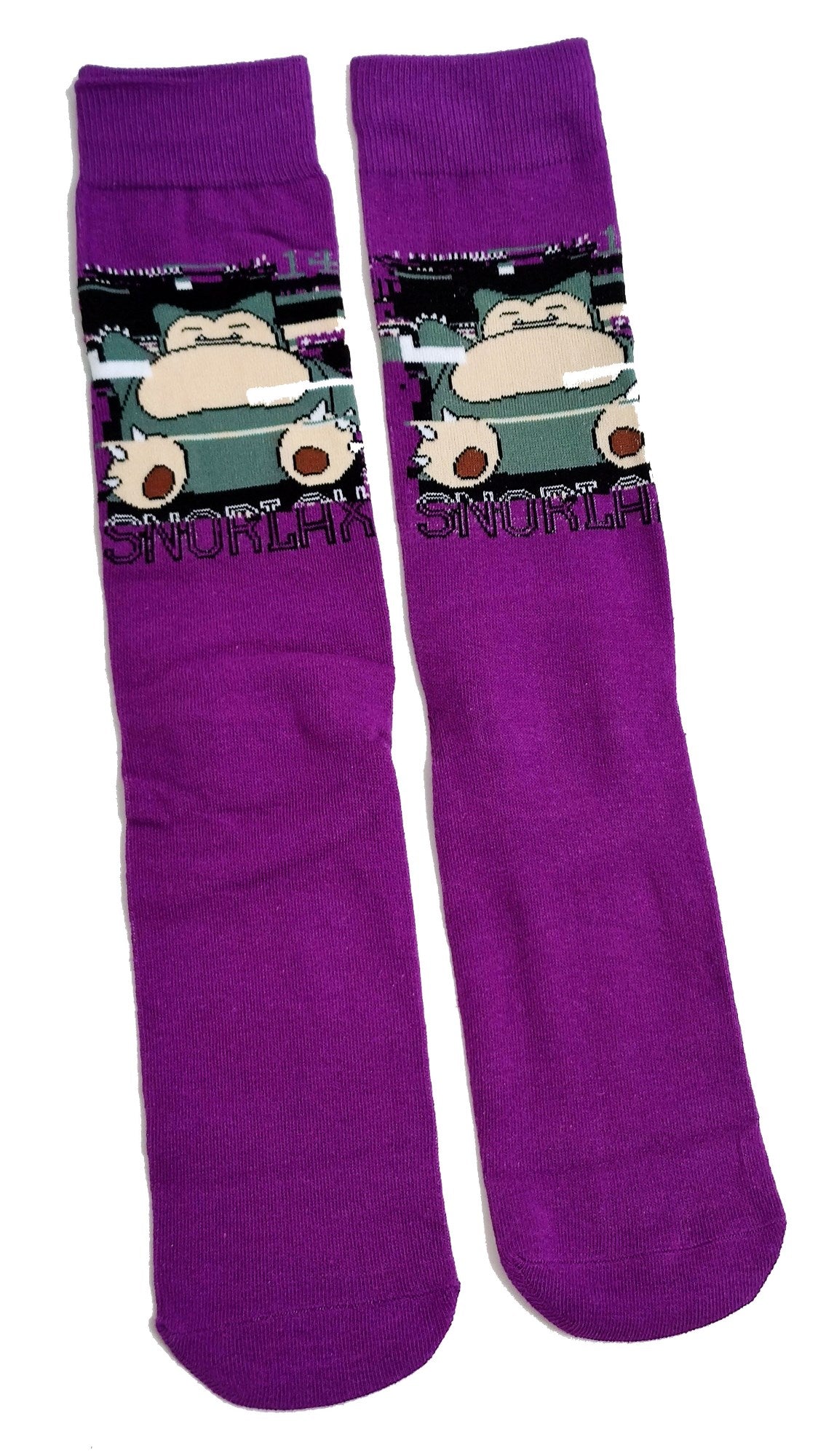 Herren Pokemon Lila Snorlax Feinstricksocken