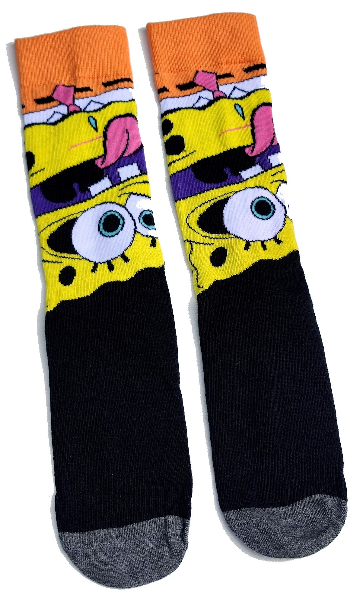 Spongebob Squarepants Upside Down Mens Socks