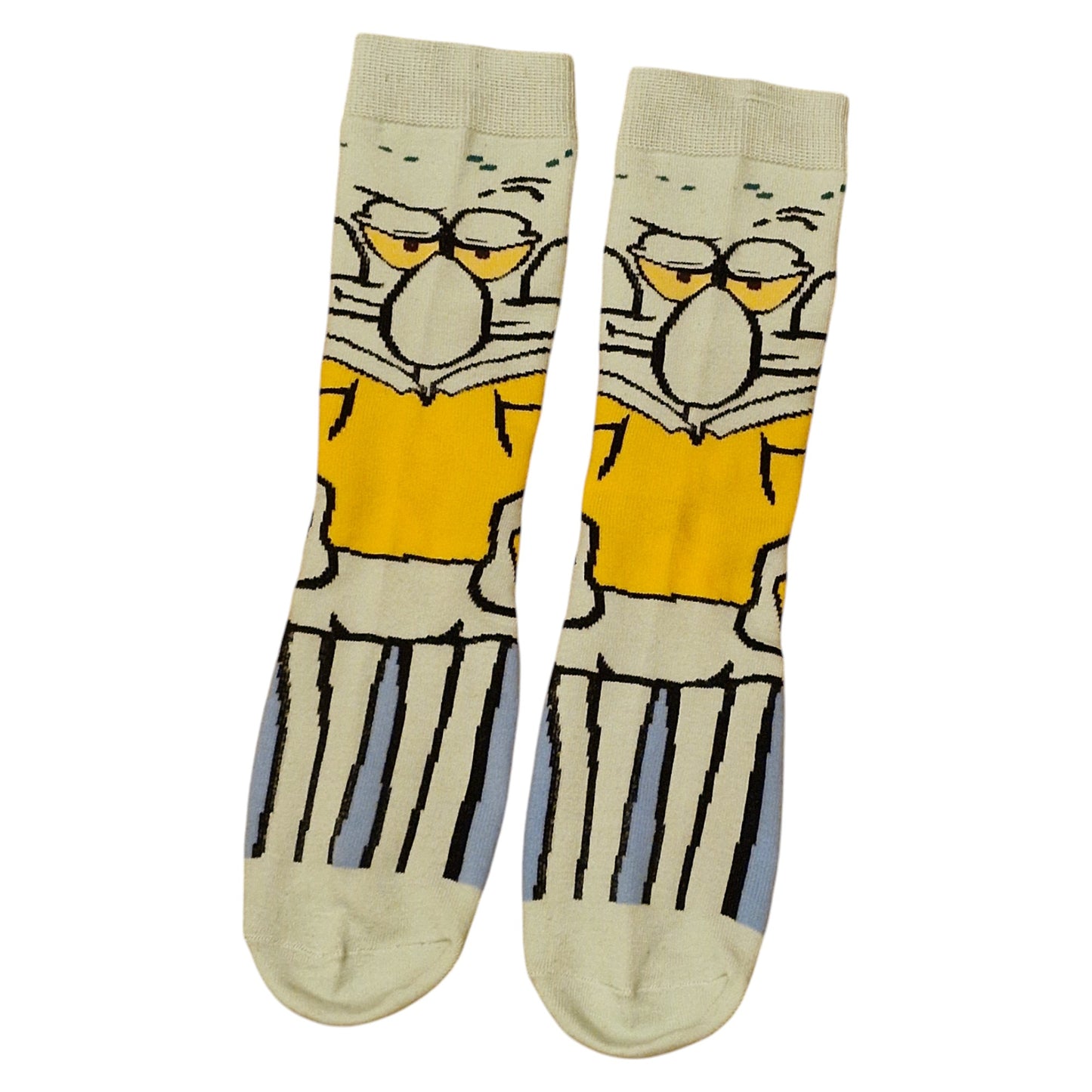 Squidward Cartoon Squid 90s Retro Mens Socks