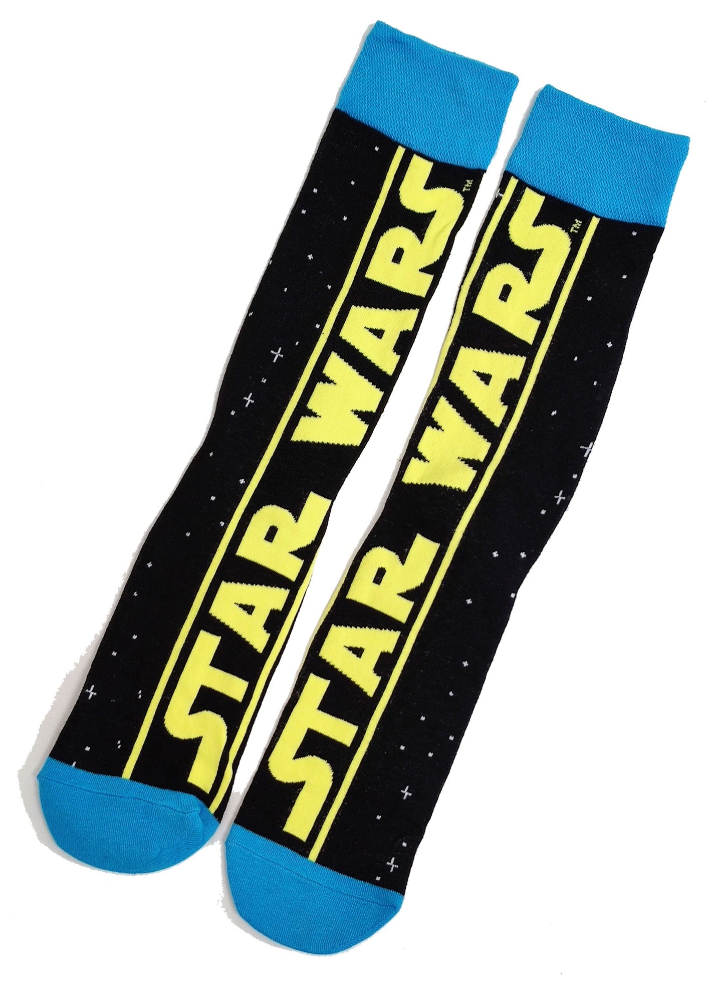 Schwarze Galaxy-Socken mit Star Wars-Logo für Herren