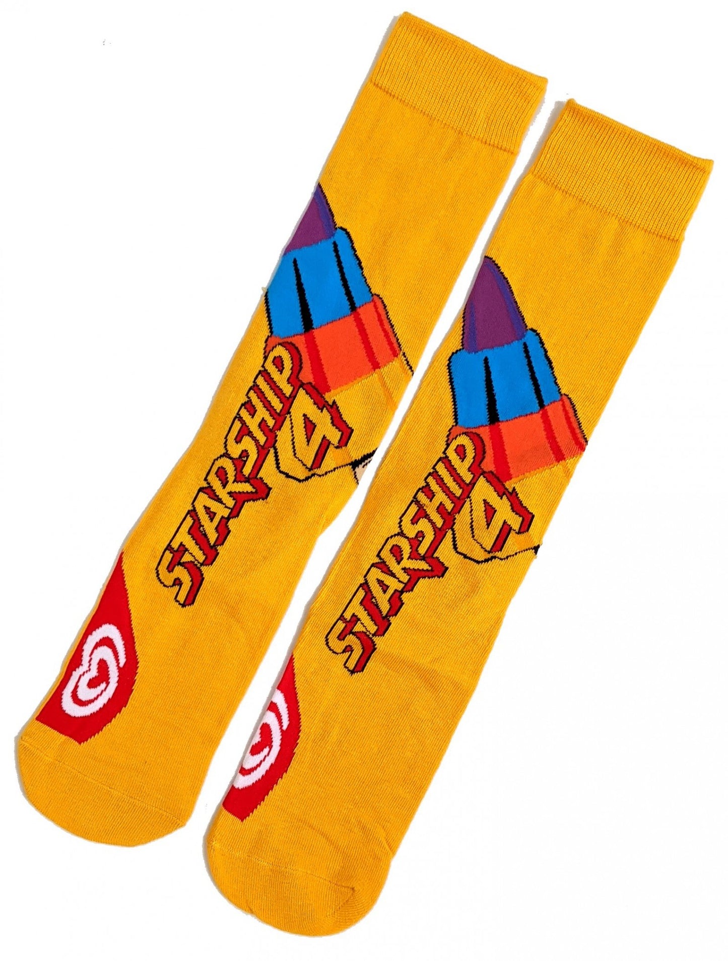 Wall's Starship 4 Retro Advert Lolly Mens Socks