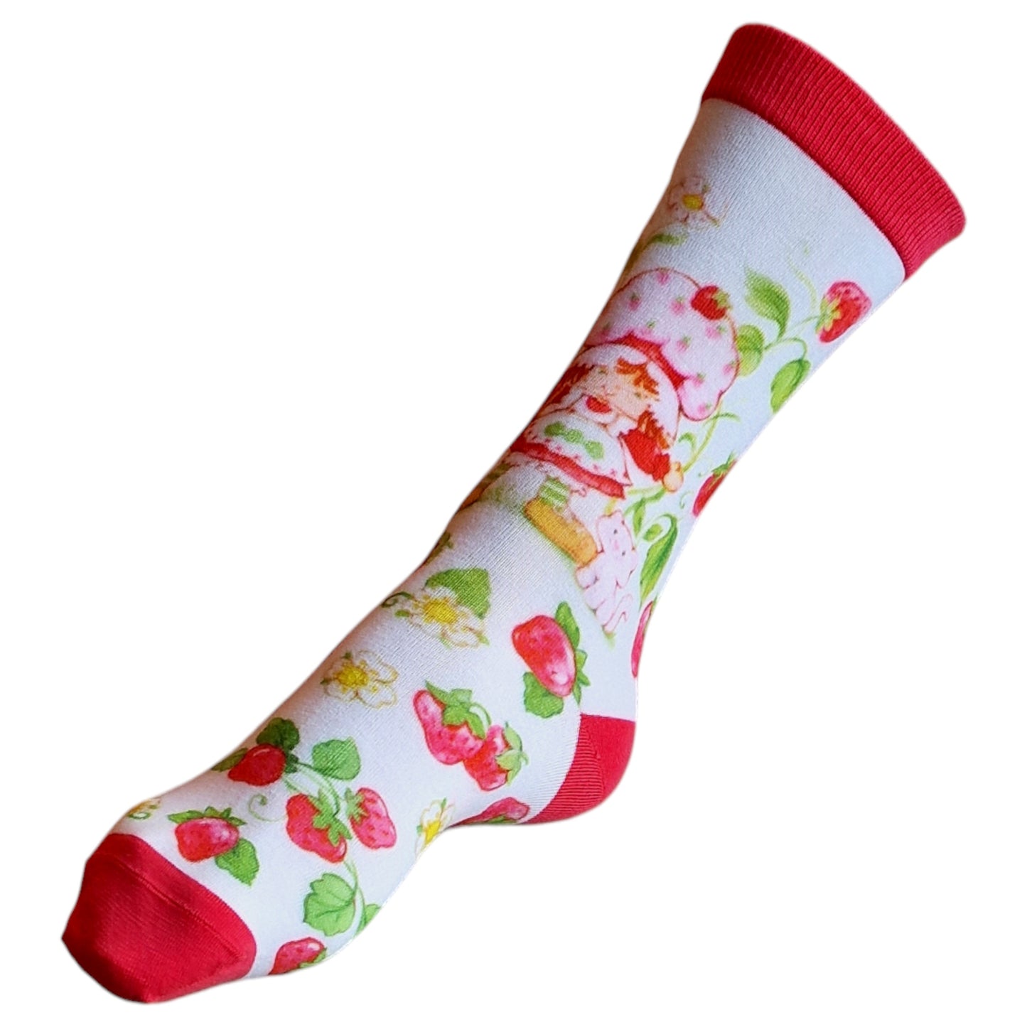 Retro Strawberry Shortcake 80s Kawaii Soft Ladies Socks & Wax Melts Gift Set
