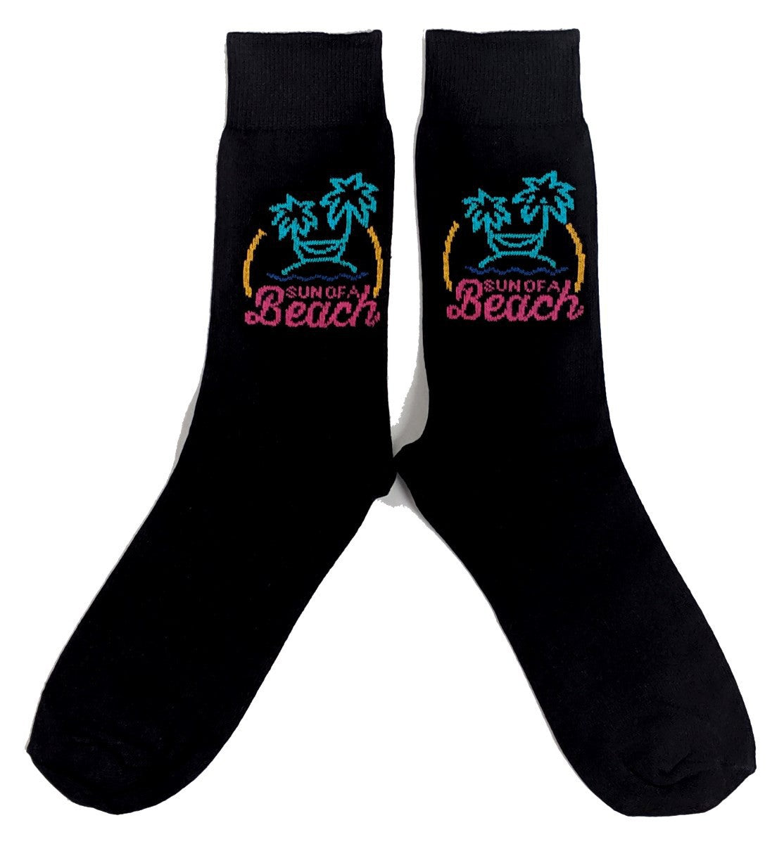 Sun Of A Beach Island Palm Tree Mens Socks