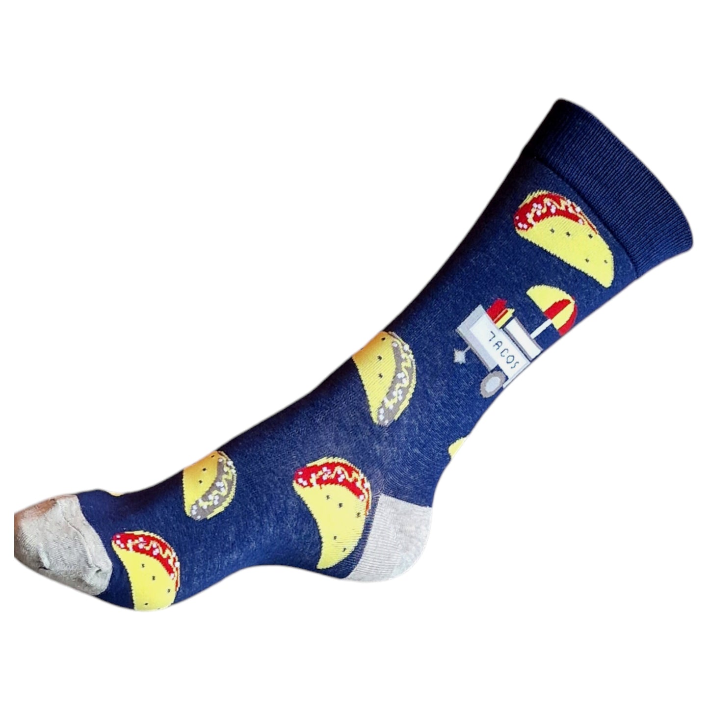 Tacos Mexican Street Food Cart Mens Blue Socks & Wax Melts Gift Set
