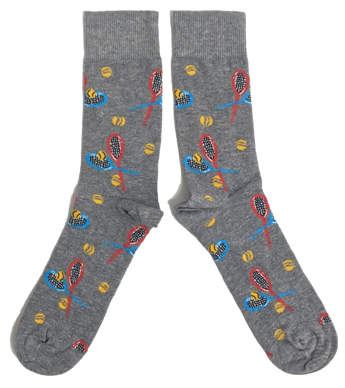 Tennis Racket And Ball Mens Socks