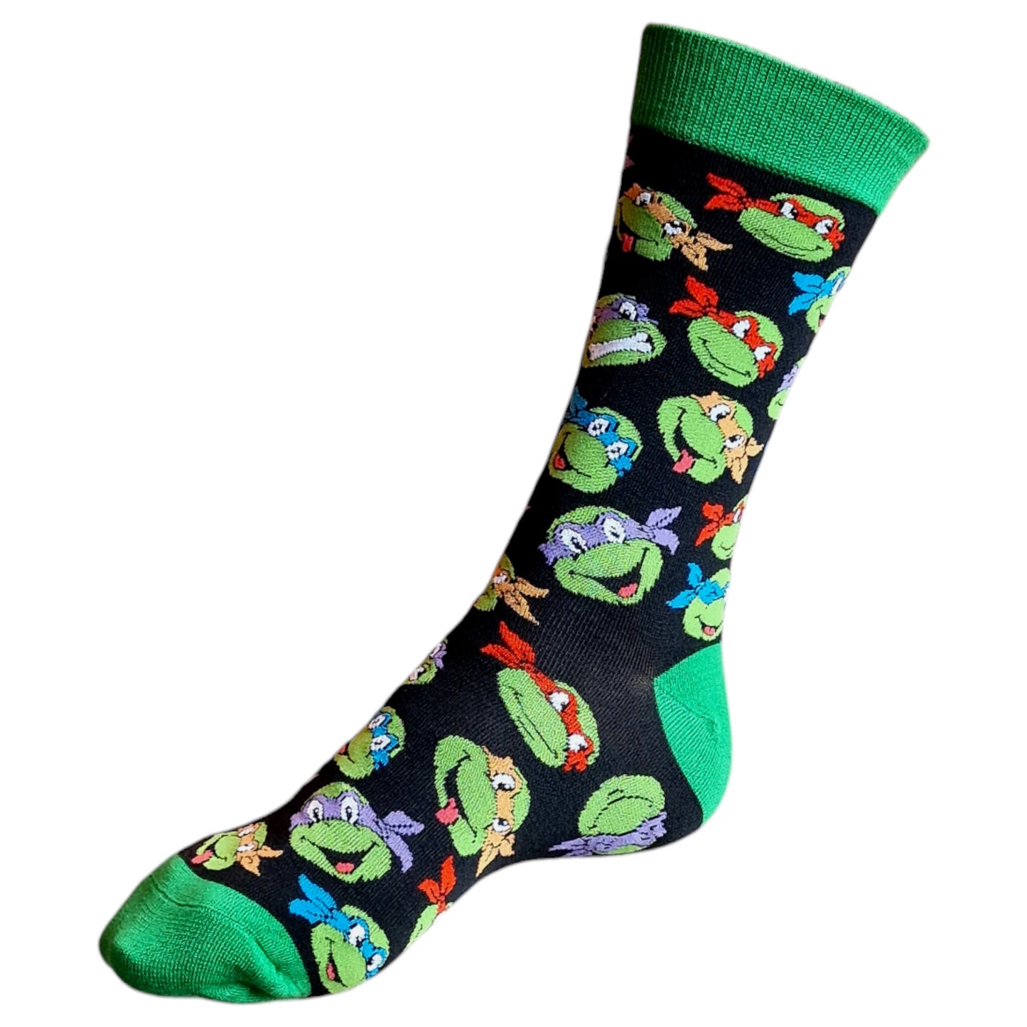 Teenage Mutant Ninja Turtles Faces Black Mens Socks & Wax Melts Gift Set