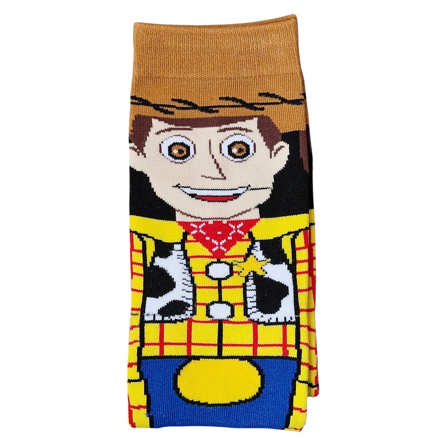 Toy Story Woody The Cowboy Sheriff On Your Foot Ladies Yellow Socks & Wax Melts Gift Set
