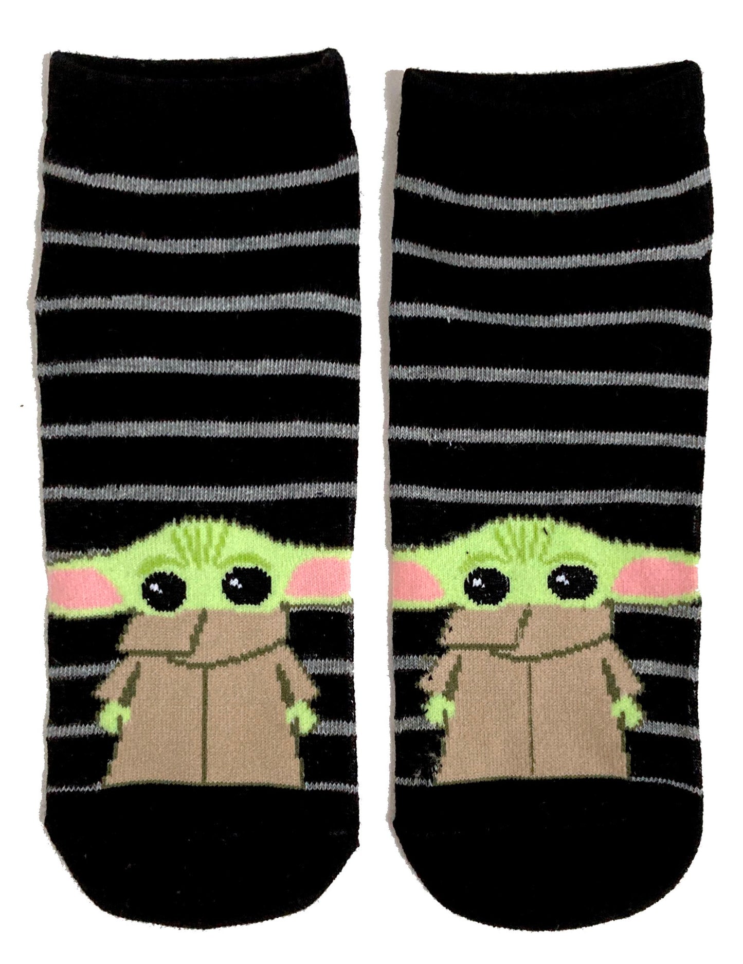 Gestreifte Schuheinlagensocken „Star Wars: Das Kind“ für Damen