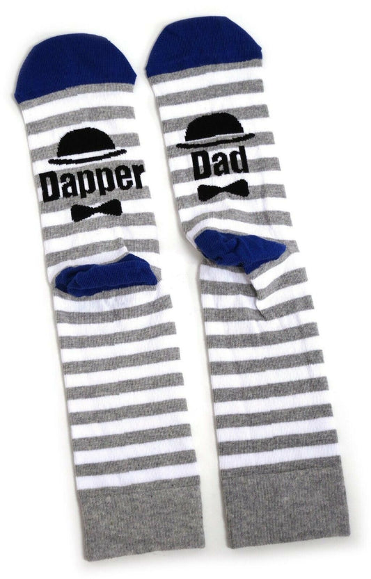 Dapper Dad Hat And Bow Tie Mens Socks
