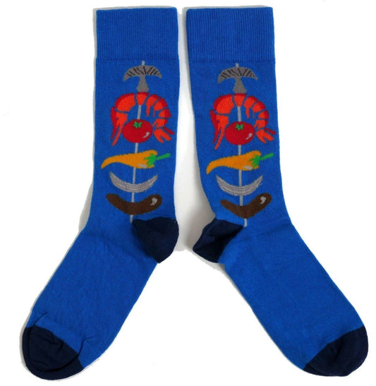 BBQ Barbeque Skewer Kebab Mens Socks