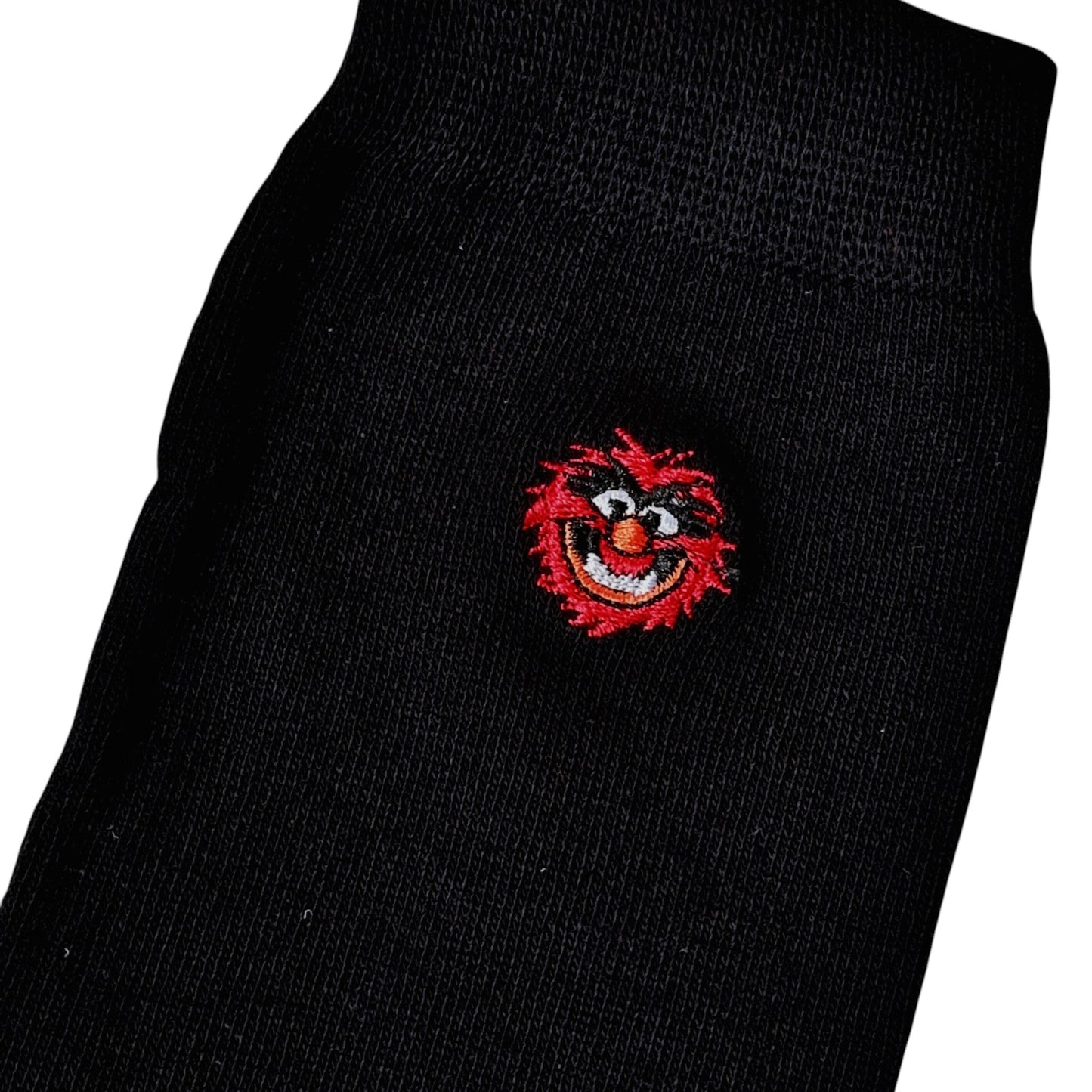 Animal Drummer Embroidered Face Muppet Show Mens Black Socks & Wax Melts Gift Set