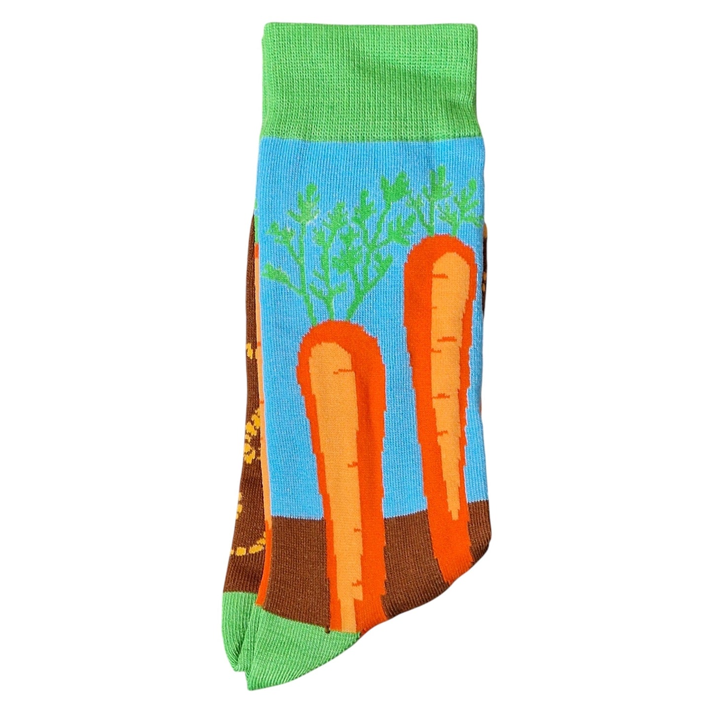 Vegetable Patch Allotment Carrots & Worms Gardener Mens Green Socks & Wax Melts Gift Set