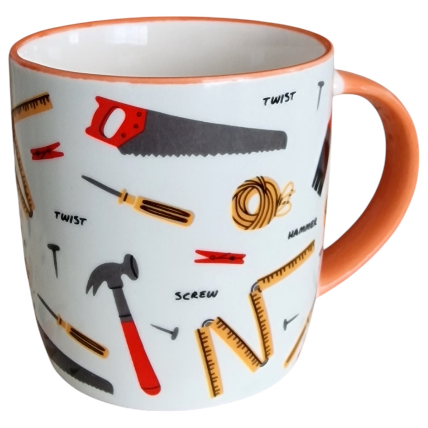 DIY Builder Boxed Gift Set Ceramic Mug And Construction Tools Design Mens Socks
