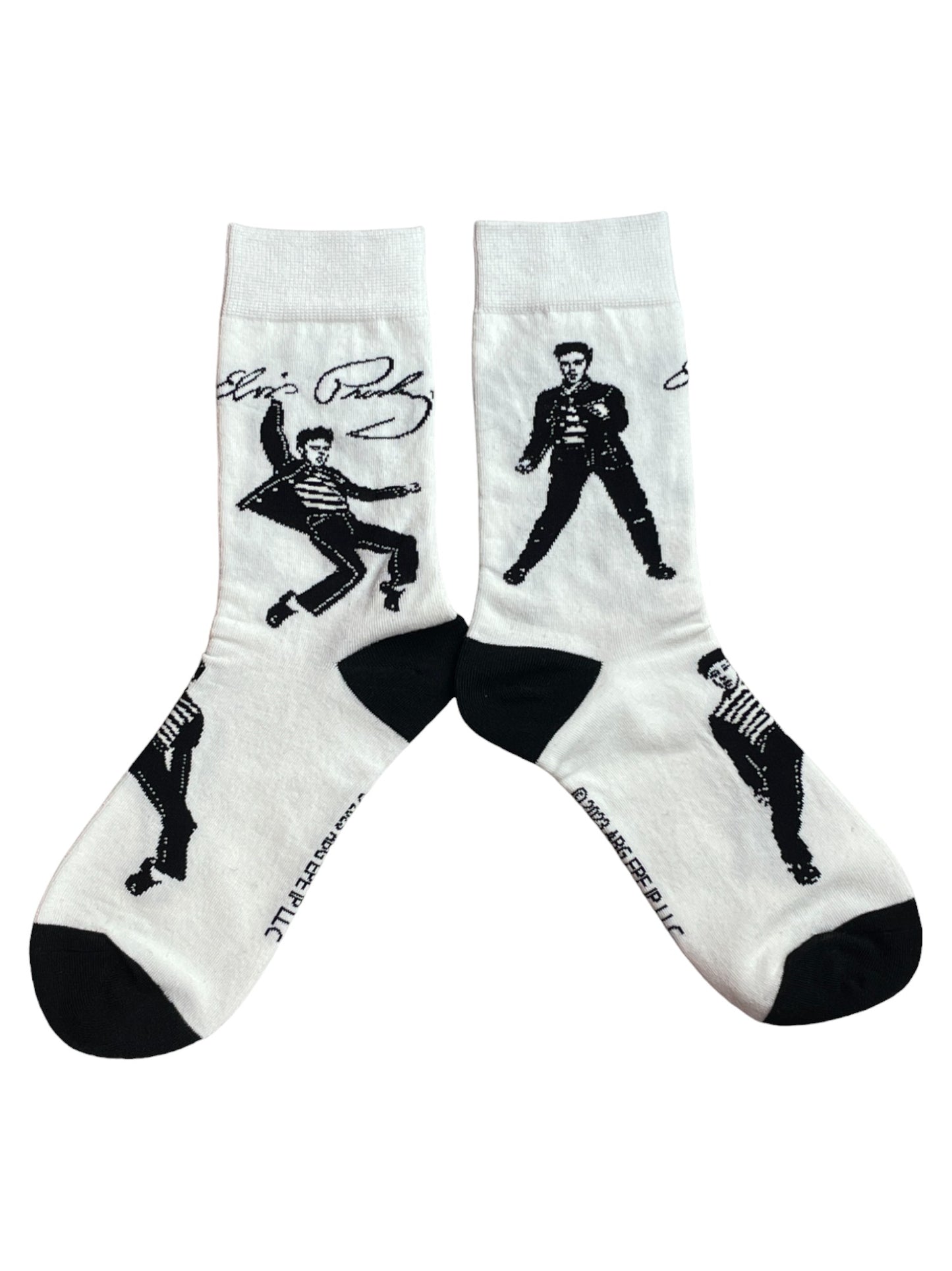 Elvis Jailhouse King Rock & Roll 1950s Ladies Socks