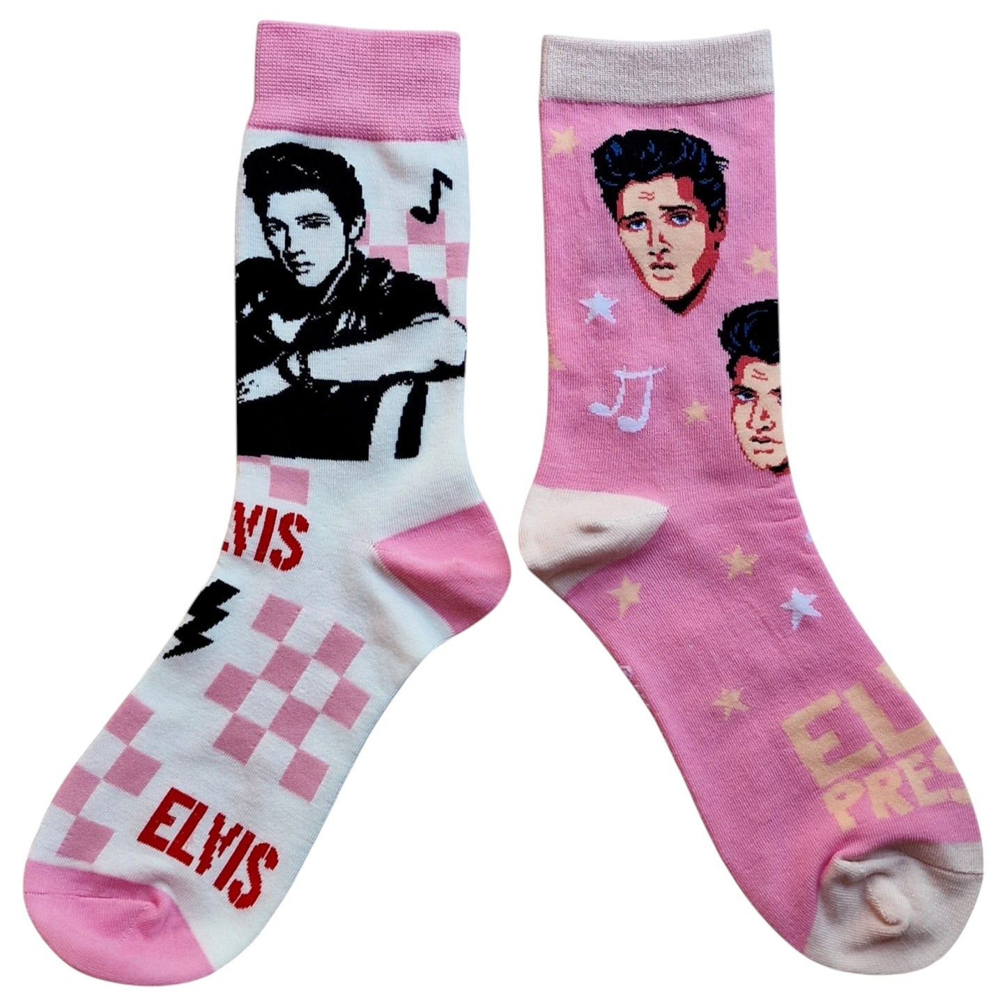 Elvis Jailhouse King 1950s Rock & Roll Odd Ladies Socks & Wax Melts Gift Set