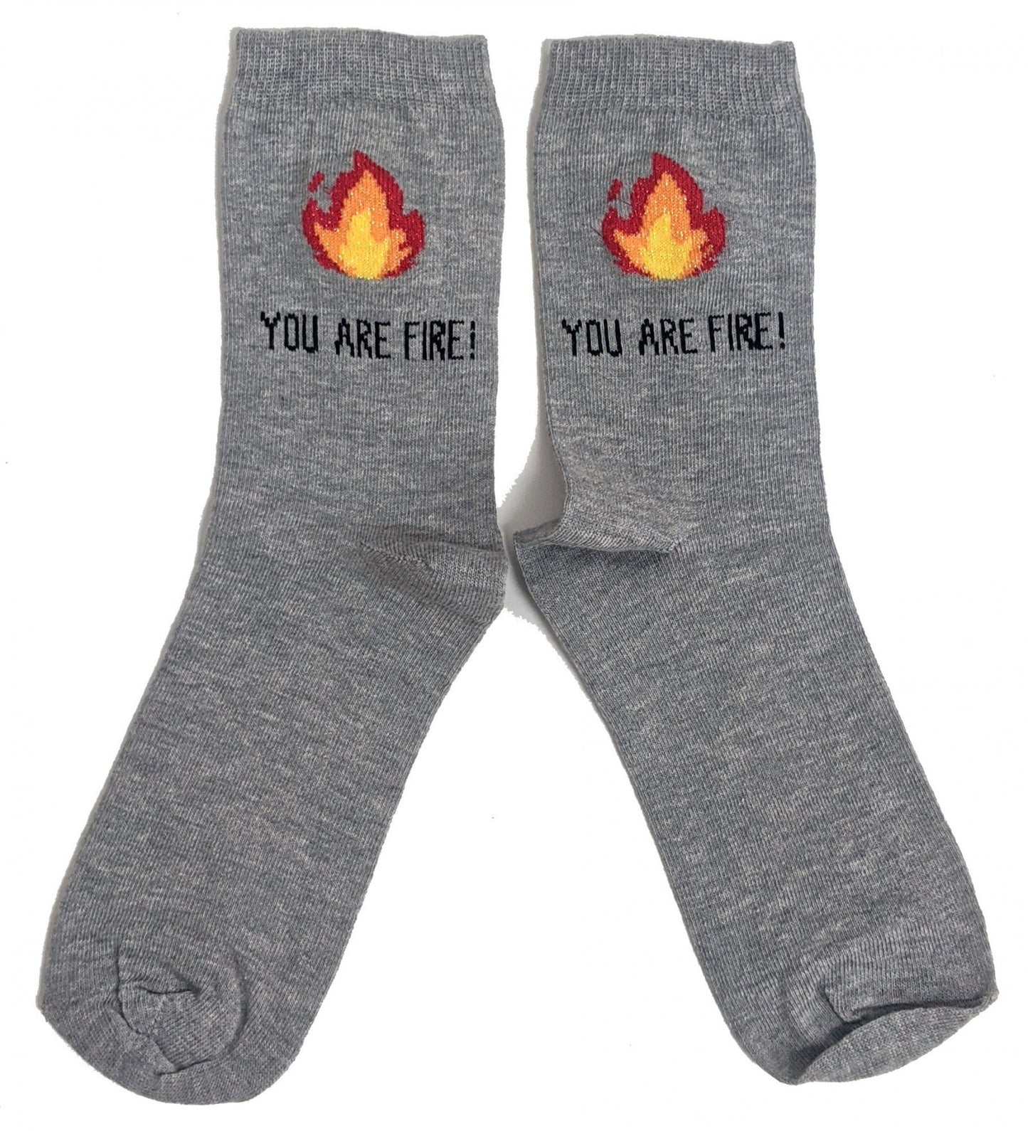 You Are Fire Flames Ladies Socks