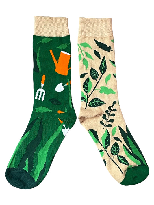 Damen Gartenpflanzen Gießkanne Ungleichmäßige Socken
