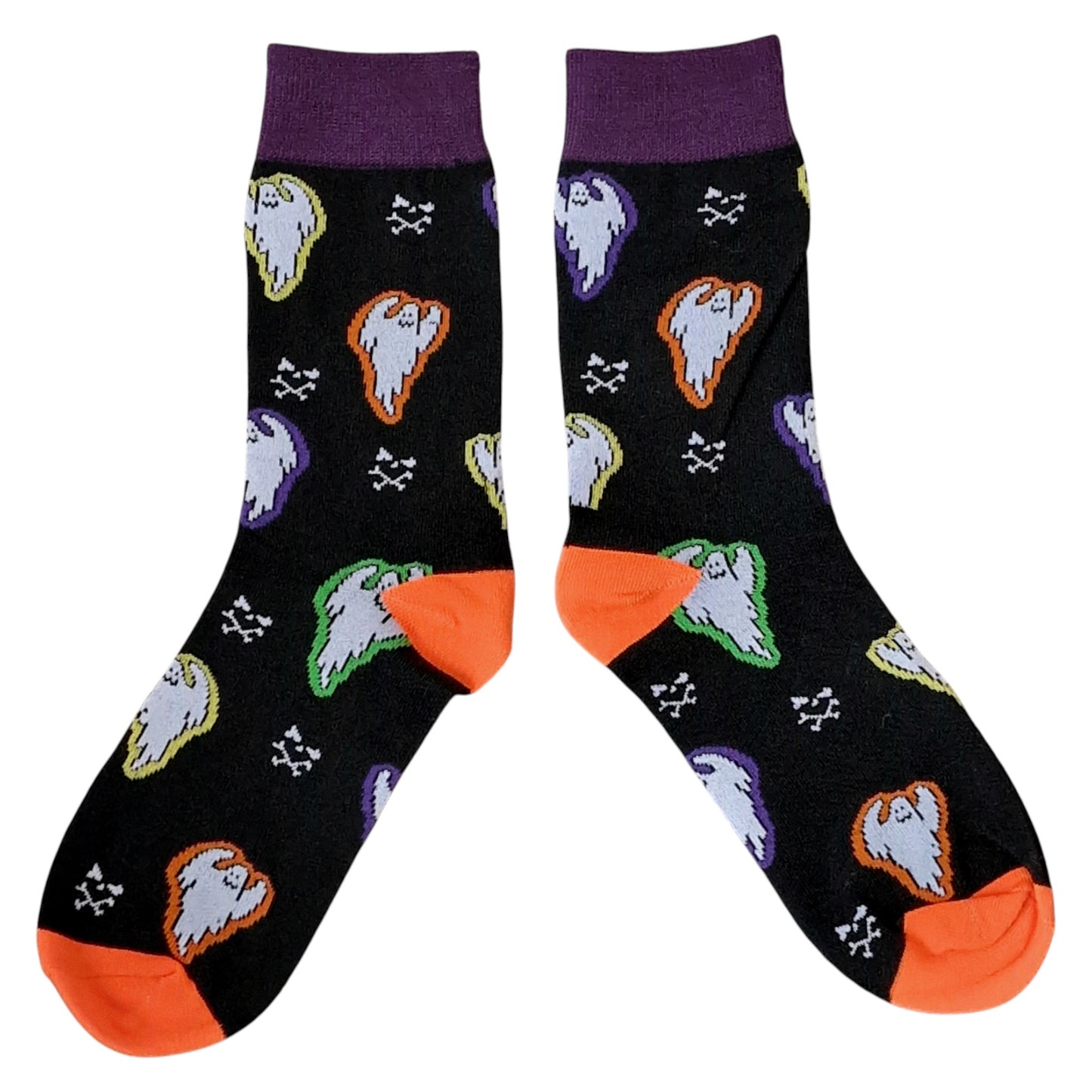 Colourful Ethereal Glowing Phantoms Ghosts In Sheets Mens Black Sock Shack Socks