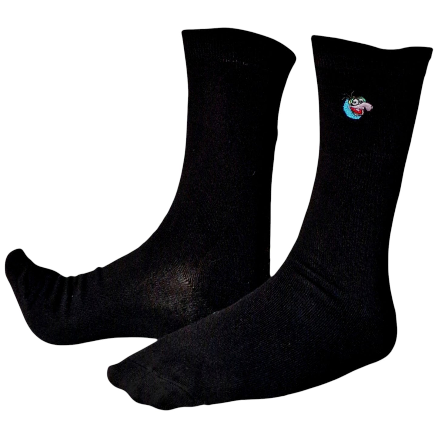 Gonzo The Great Embroidered Face Muppet Show Mens Black Socks & Wax Melts Gift Set