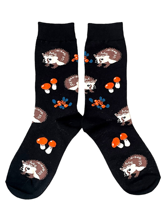 Prickle Of Hedgehogs Ladies Socks