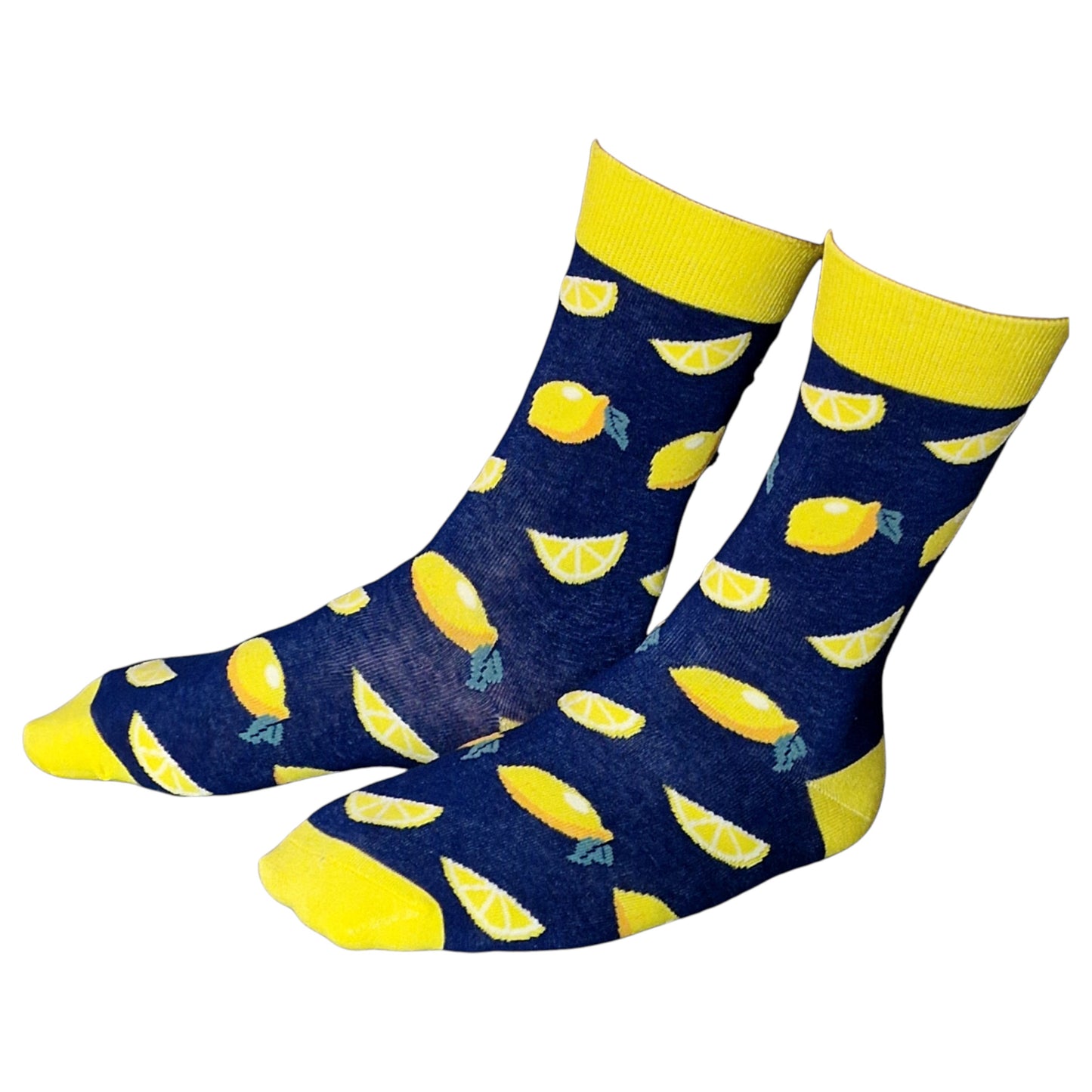Bitter Lemon Wedges Zesty Fruit Bold Ladies Socks & Wax Melts Gift Set