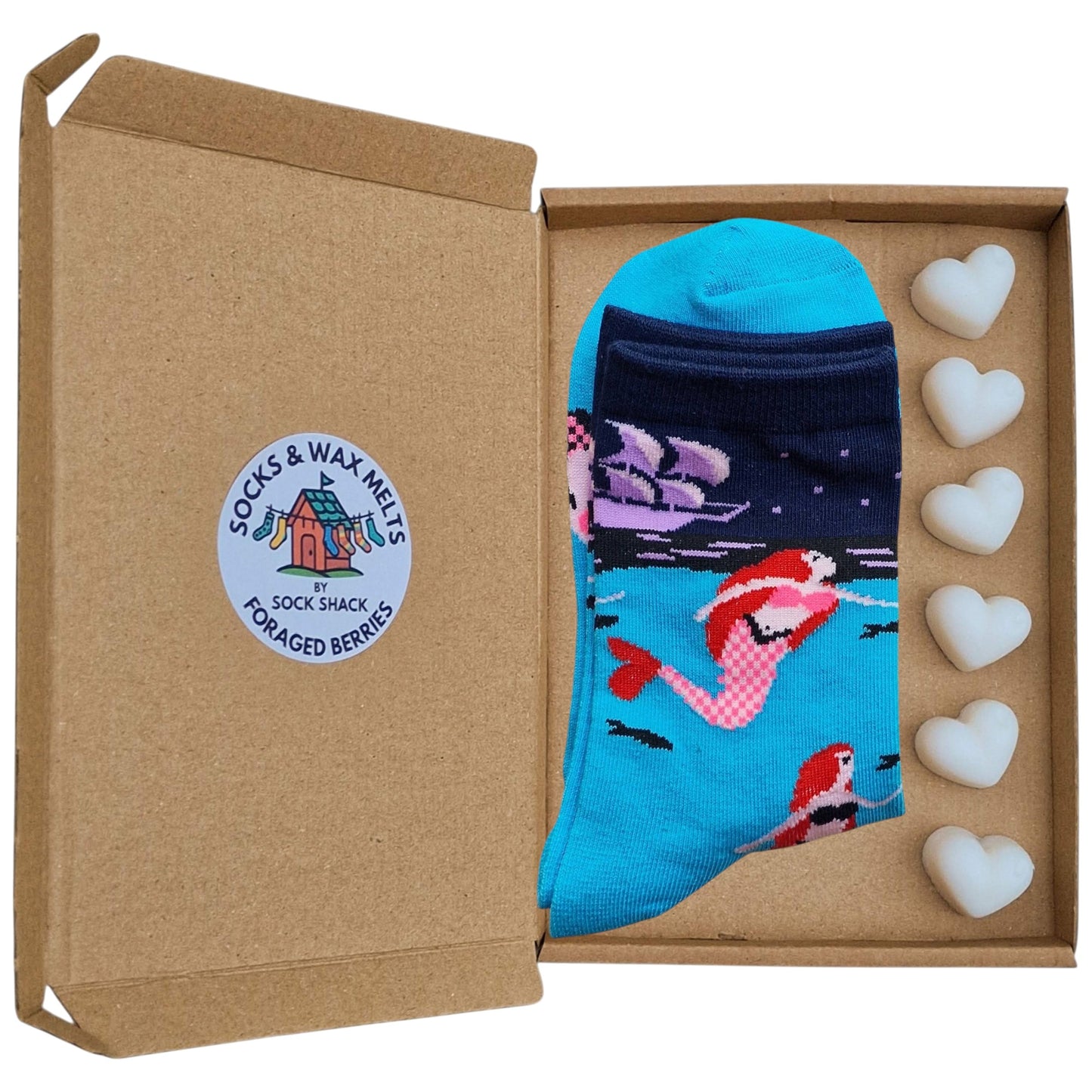 Sirens Of The Deep Nocturnal Mermaids Sailing Ship Ladies Socks Wax Melts Gift