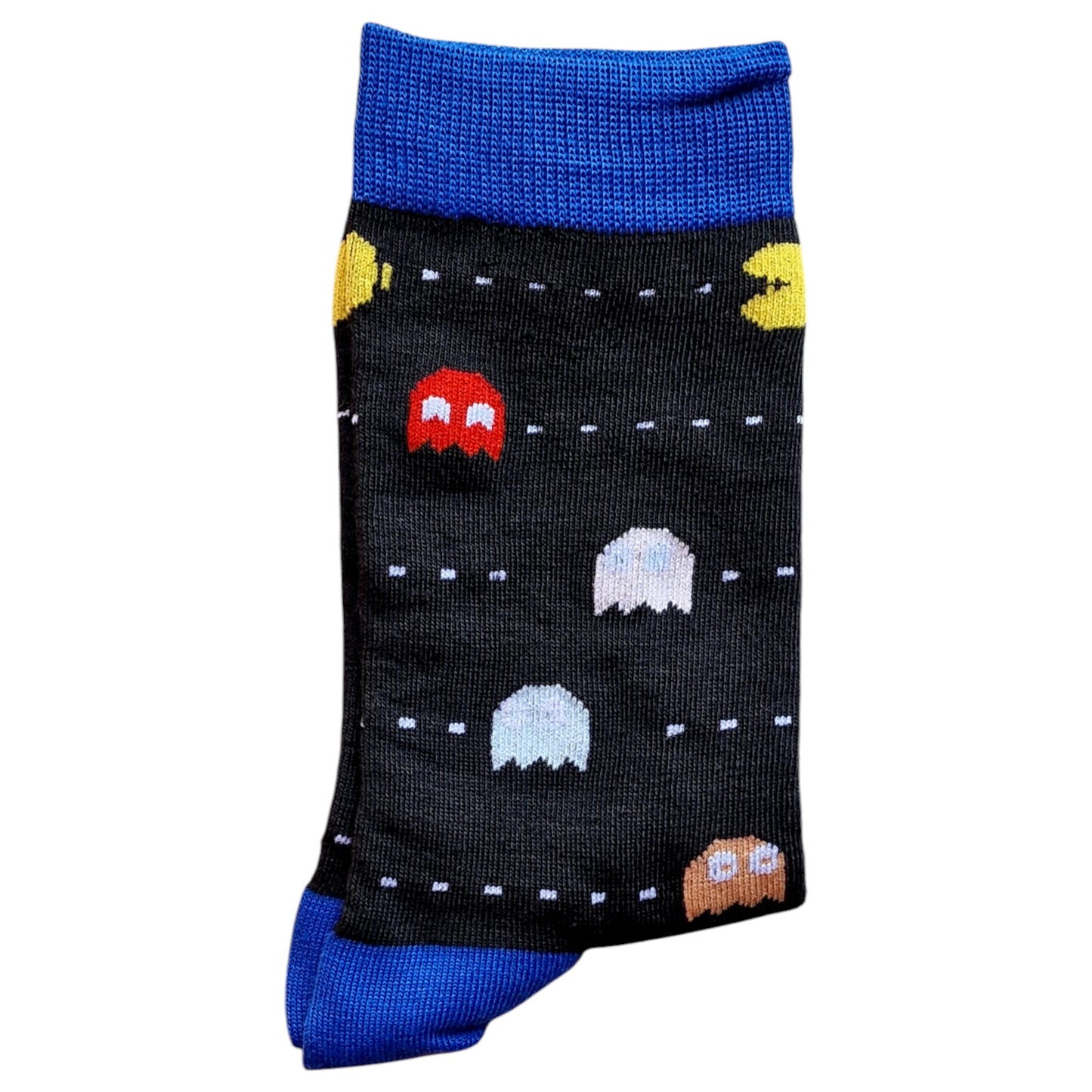 Pac Man Chasing Ghosts Girl Gamer Ladies Socks