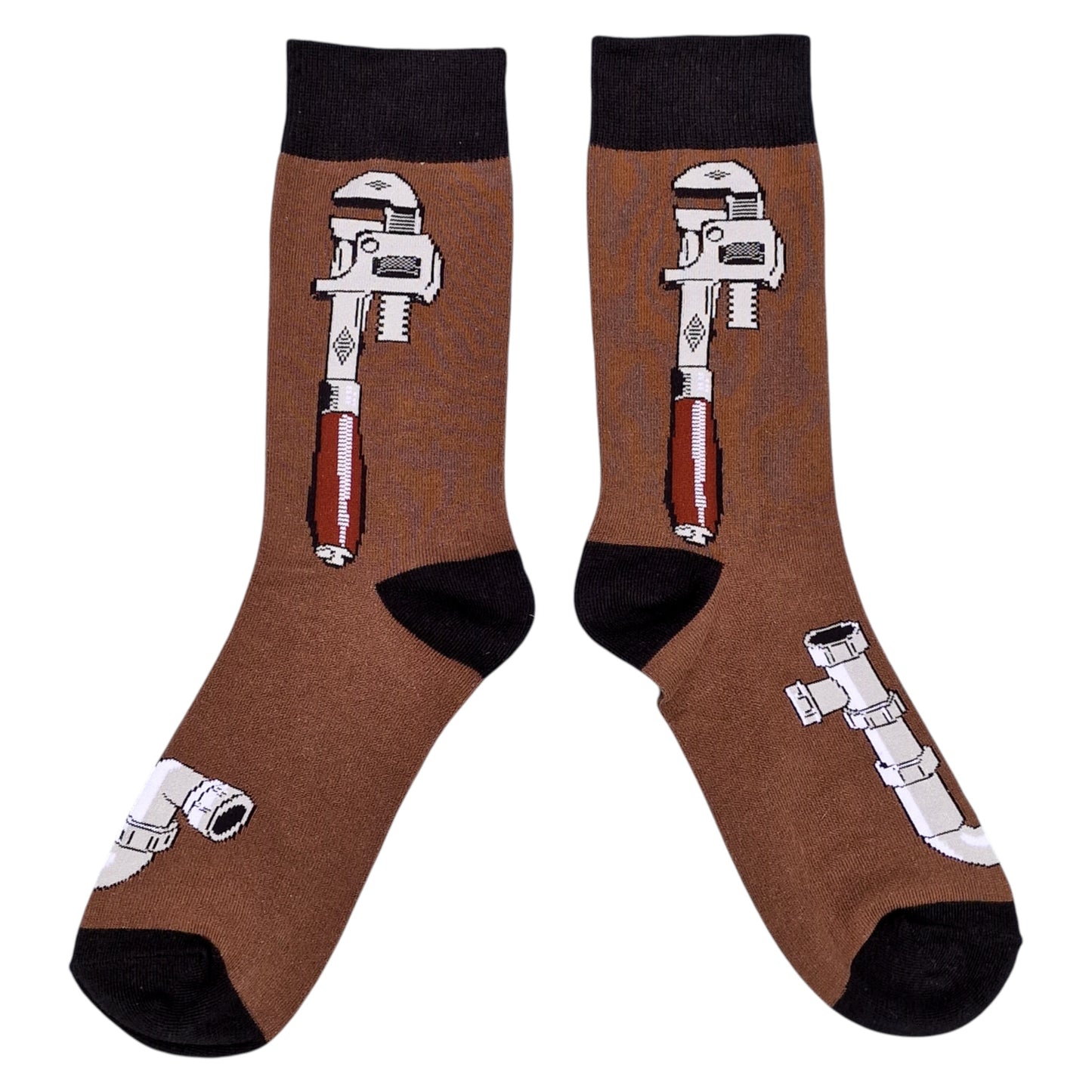 Plumbing Wrench Spanner U-Bends Plumber Tradie Mens Socks & Wax Melts Gift Set