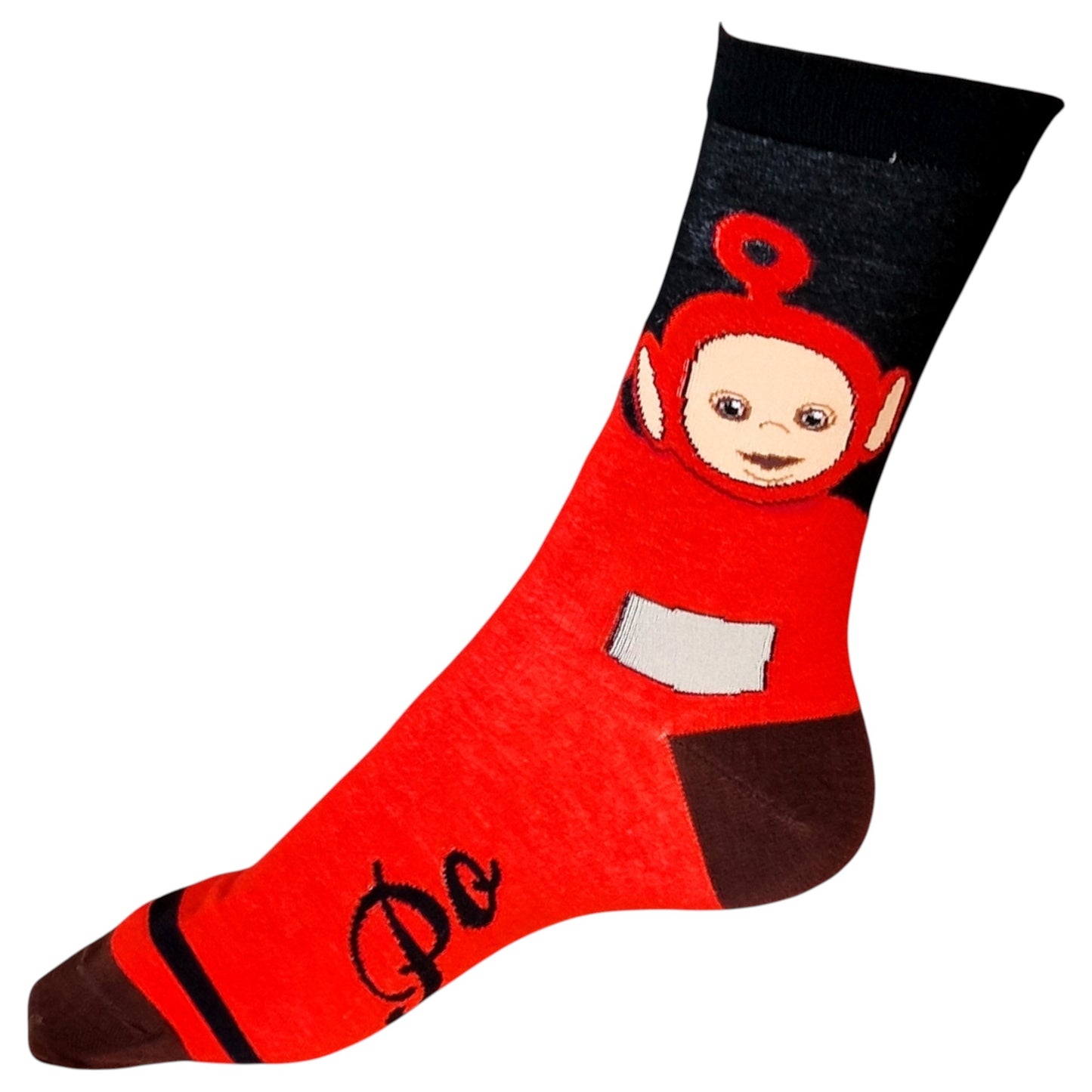Teletubbies Po's Adventure Red Black Men's Socks & Wax Melts Gift Set