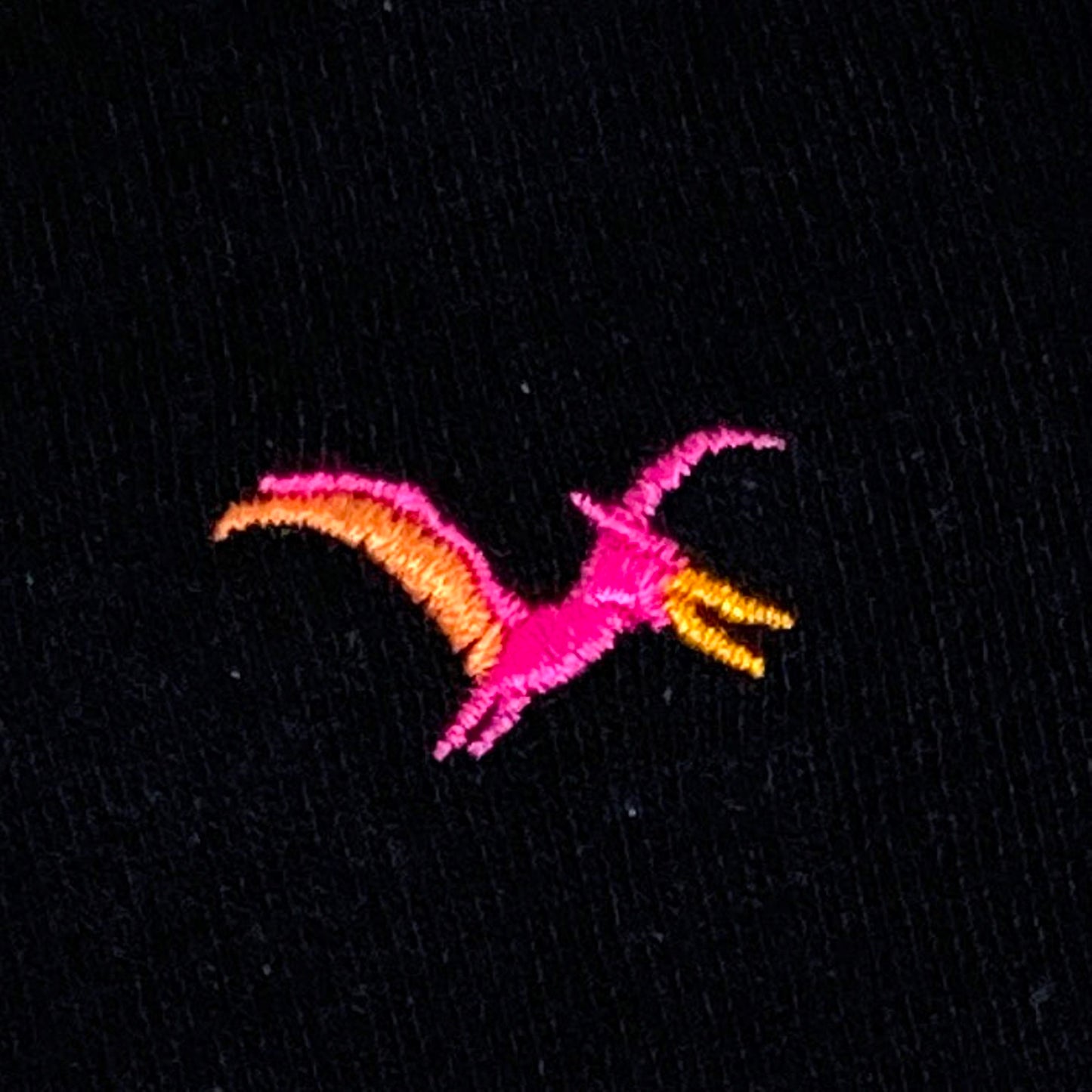 Flying Pterodactyl Dinosaur Prehistoric Embroidered Mens Black Socks