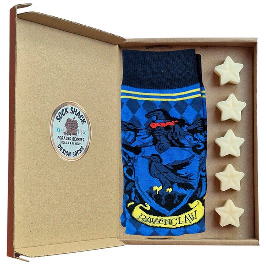 Harry Potter Ravenclaw Blue Eagle Ladies Socks & Wax Melts Gift Set