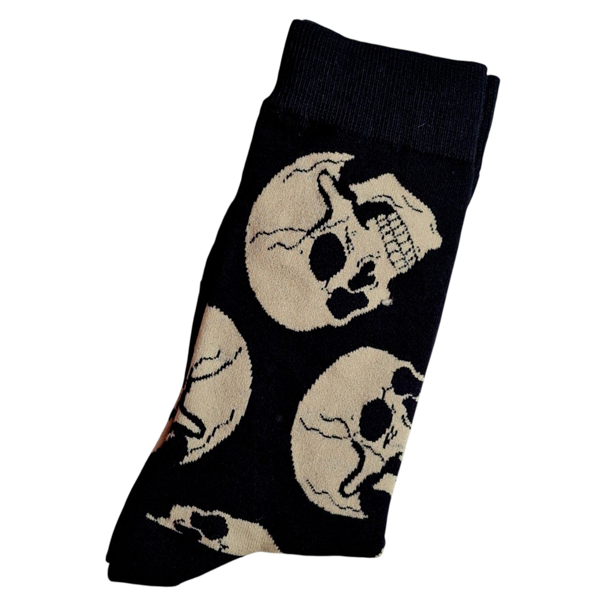 Crypt Of Anatomical Skeleton Skulls Mens Black Socks