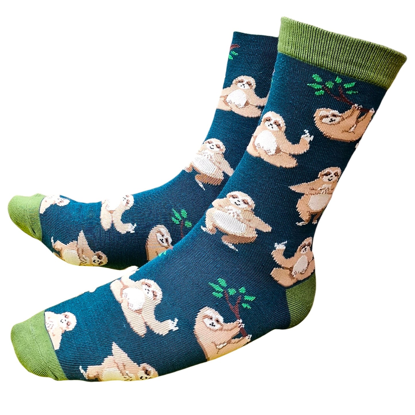 Namaste Zen Snuggle Of Sloths Yoga Rainforest Ladies Socks & Wax Melts Gift Set