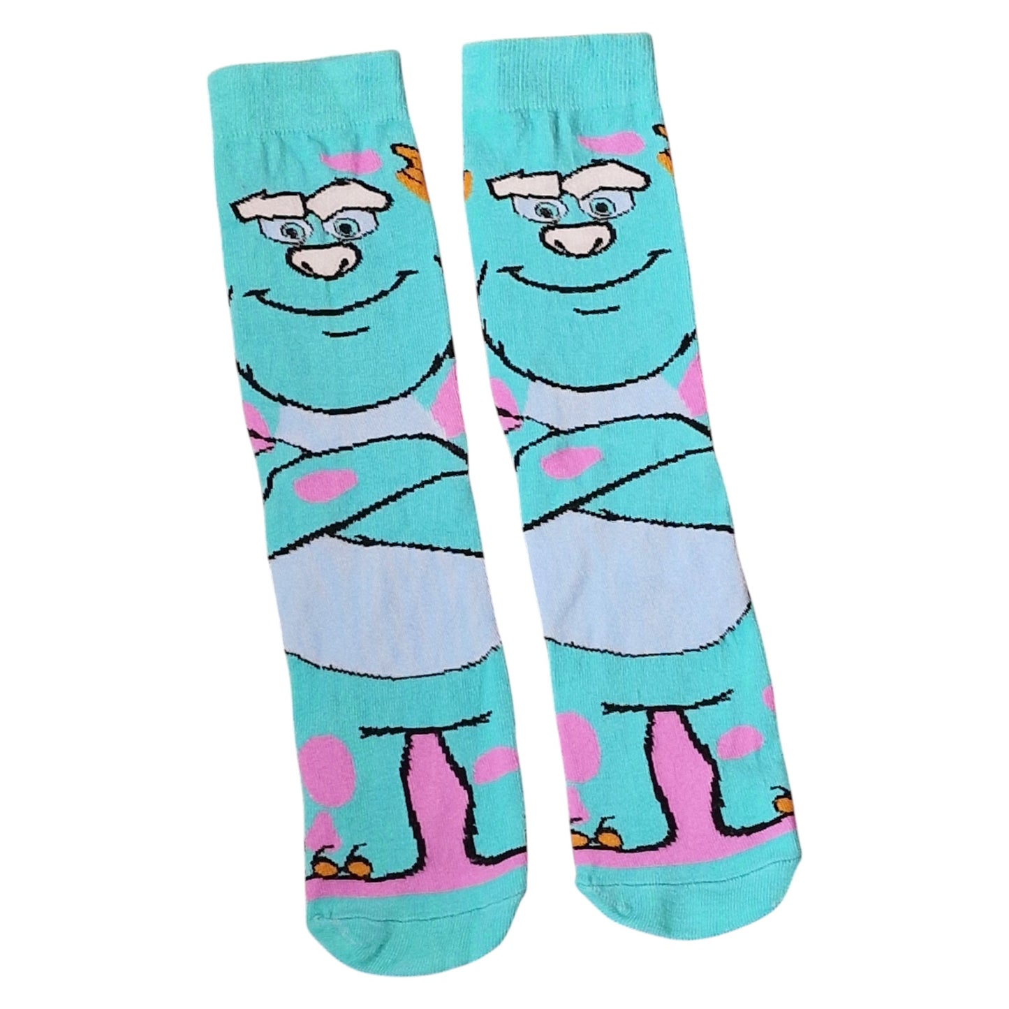 Monsters, Inc. James P. Sullivan Sully Full Foot Mens Blue Sock Shack Socks