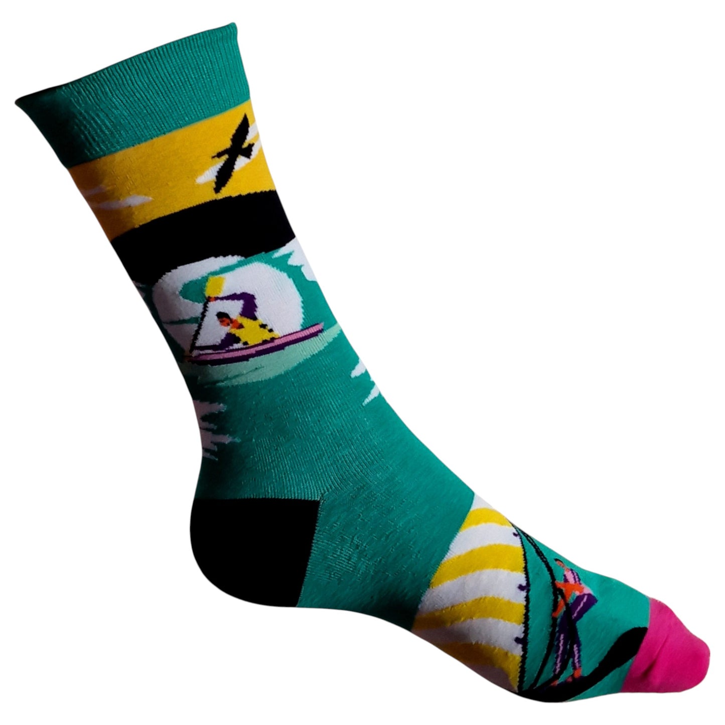 Outdoor Water Sports Windsurfing Windsurfer Kayaking Canoe Mens Socks